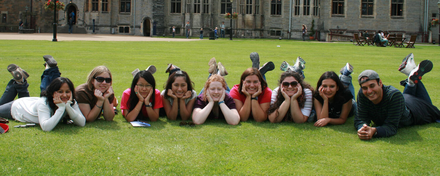 Students from Salem College at study away