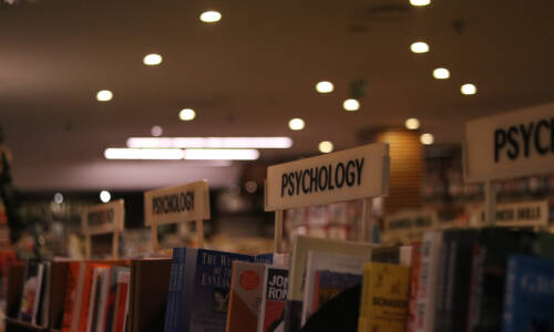 Books at a book store